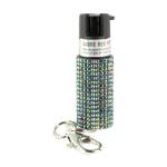 SABRE JEWELED SPRAY W/KEY RING BLK