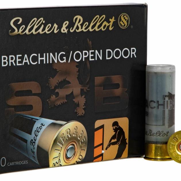 Sellier & Bellot 12 Gauge Ammunition SB12BR 2-3/4" 1/2oz Breaching Polymer Shot 1575fps 10 Rounds