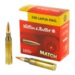 S&B 338LAPUA 250GR SIERRA HPBT 10/BX