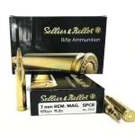 Seller & Bellot 7mm Rem Mag Ammunition SB7A 173 Grain SPCE 20 Rounds
