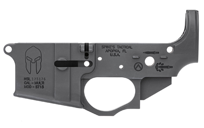 Spikes Tactical Spartan stripped AR-15 lower receiver in black