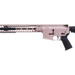 Spikes Tactical 556 .223 Remington 5.56 NATO 16-inch M-LOK rifle in rose gold