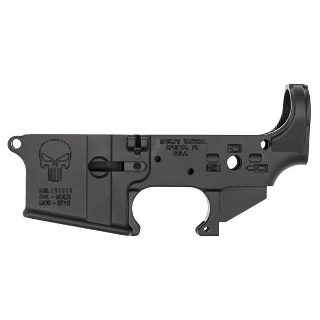 Spike's Tactical Punisher stripped AR-15 lower receiver with black finish