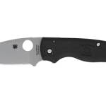 SPYDERCO SHAMAN LTWT 3.58" BLK/SLV