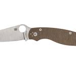 SPYDERCO MILITARY 2 CPM BRN CANVAS