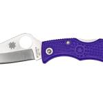 SPYDERCO LADYBUG3 PURPLE FRN PLAIN