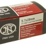 FNH 5.7x28mm Ammunition SS198LF 27 Grain Green Tip Hollow Point 50 Rounds