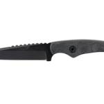 STROUP MK2 4" CERAKOTE BLK W/SHEATH