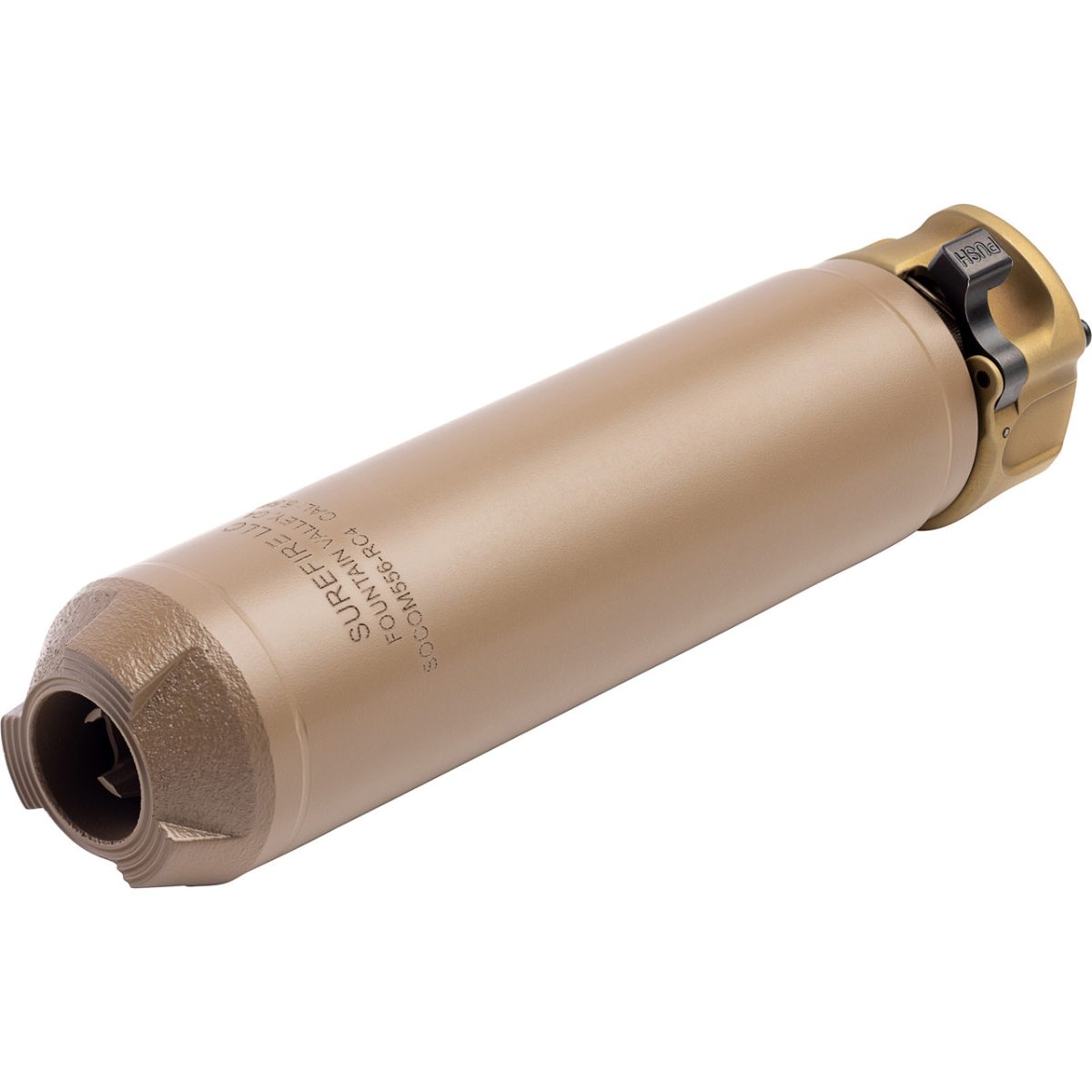 Surefire SOCOM RC4 5.56/.223 suppressor in Flat Dark Earth