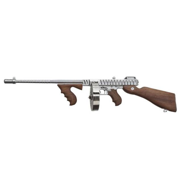 Auto-Ordnance Thompson T150DCRTS 1927A-1 Delux 16.5" .45 ACP 20+1/50+1 Hard Chrome w/ Tiger Stripe