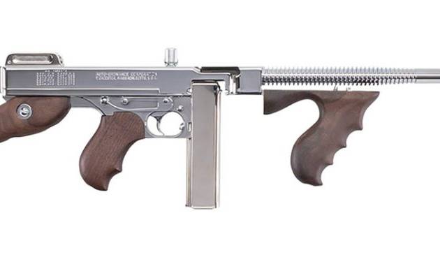 Auto-Ordnance Thompson T150DCR 1927A-1 Deluxe 18" .45 ACP 20+1/50+1 Hard Chrome Plated/Walnut