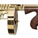 Auto-Ordnance Thompson T150DTGTS 1927A-1 Delux 16.5" .45 ACP 20+1/50+1 Gold w/ Tiger Stripe