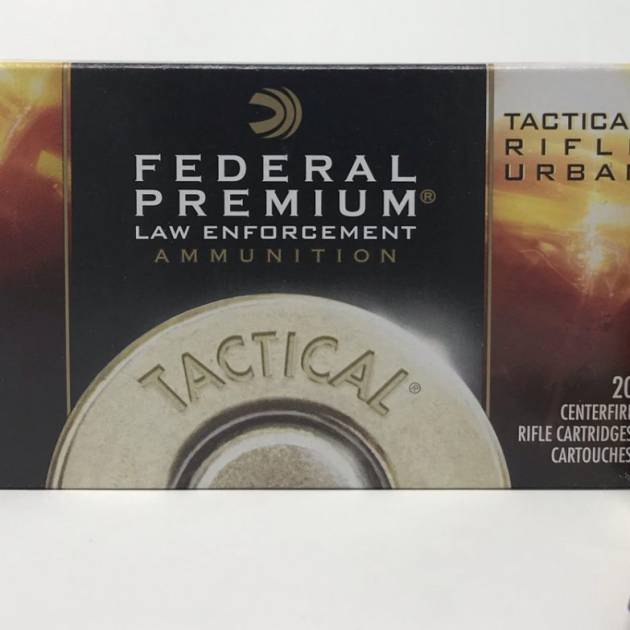 Federal 308 Win Ammunition Tactical Rifle Urban T308T 168 Grain Tactical Tip Matchking 20 Rounds