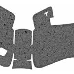 TALON GRP FOR GLOCK 19 GEN5 RBR NOBK