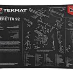 TEKMAT ULTRA PSTL MAT BERETTA 92 BLK