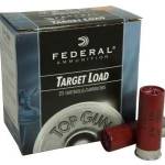 Federal 12 Gauge Ammunition Top Gun Target TG12EL8 2-3/4 8 Shot 7/8oz 1200fps Case of 250 Rounds