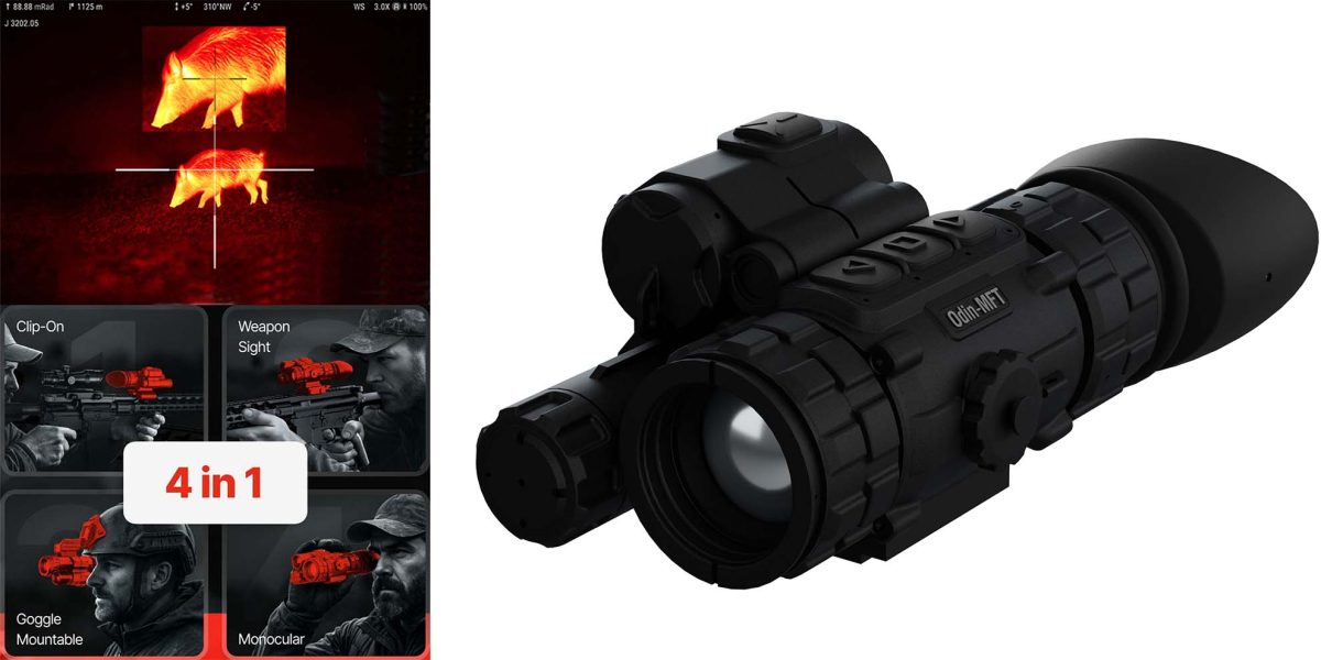 ATN Odin 6 640x480 1-8x25mm black thermal optic