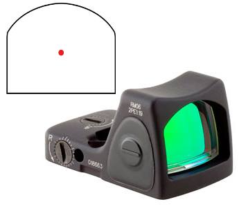 Trijicon RMR Type 2 RM06 3.25 MOA red dot sight in black