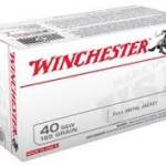 Winchester 40 S&W 165 gr Full Metal Jacket Value Pack 100 rounds