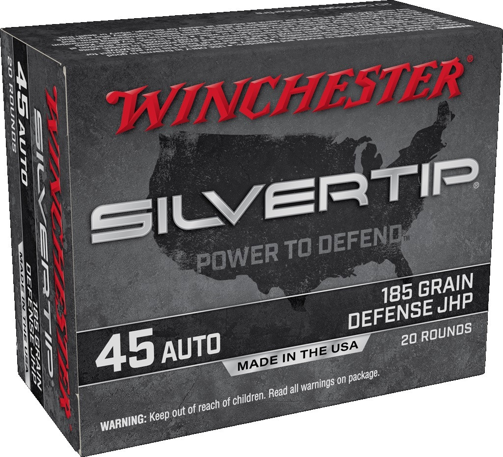 Winchester 45 Auto Ammunition W45AST 185 Grain ST Hollow Point SX 20 Rounds