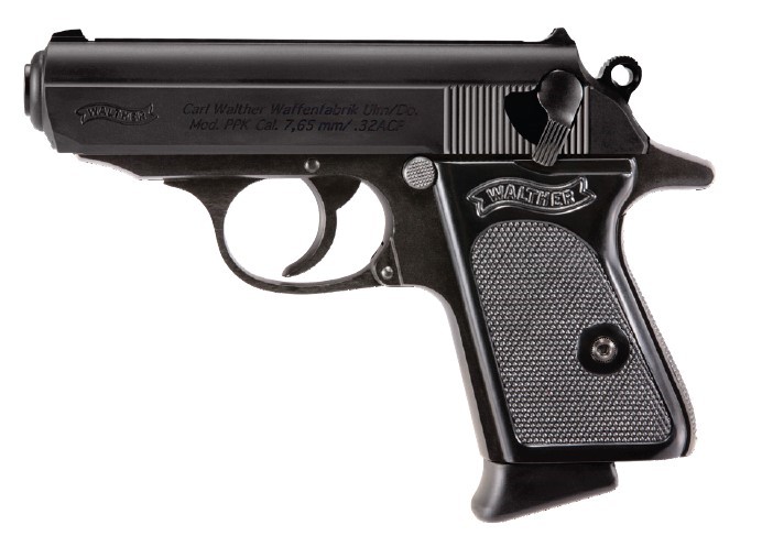 Walther Arms PPK/S .32 ACP handgun with 3.3-inch barrel and black finish