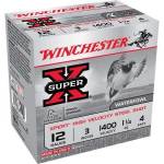 Winchester 12 Gauge Xpert High Velocity Ammunition WEX123H4 3" 1-1/4oz #4 Non-Toxic Plated Steel Shot 250 rounds