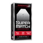 WIN SUPER MATCH 9MM 124GR RN 50/500