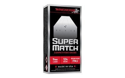 WIN SUPER MATCH 9MM 124GR RN 50/500