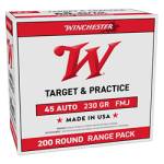 WIN USA TRGT 45ACP 230GR FMJ 200/600
