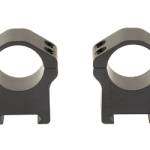 WARNE MAXIMA 1" HRZ QD HI RINGS BLK