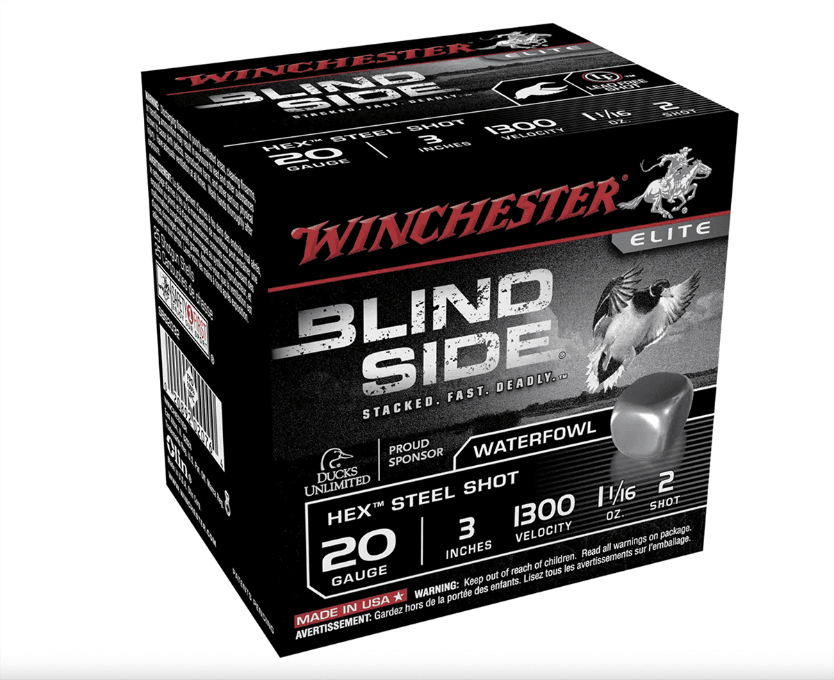 Winchester Blind Side Waterfowl 20 GA | 3" | 1 1/16 oz | 5 Shot | 25 Rds