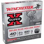 Winchester X Super .410 Gauge 2.5" Rifled Slug Hollow Point | 1830 FPS5 | 1/5 oz | 5 Rds