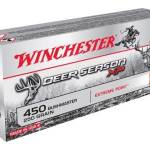Winchester 450 Bushmaster Ammunition X450DS Deer Season XP 250 Grain Extreme Point 20 Rounds