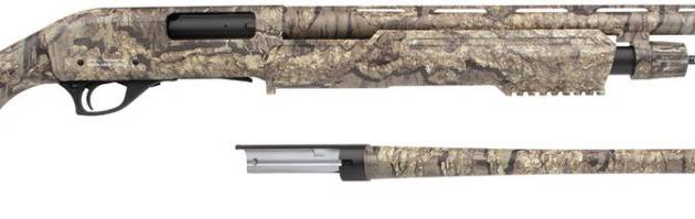 Rock Island Armory YPA12C2224-TIM Youth Pump Action Combo Field/Deer 12 Gauge Shotgun 5+1 22"/24" Realtree Timber