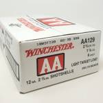 Winchester 12 Gauge Ammunition AA Light Target AA129 2-3/4" 1-1/8oz #9 250 rounds