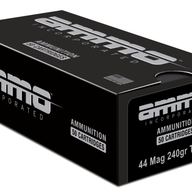 Ammo Inc 44 Magnum Ammunition AI44240TMC-A50 240 Grain Total Metal Coating 50 Rounds