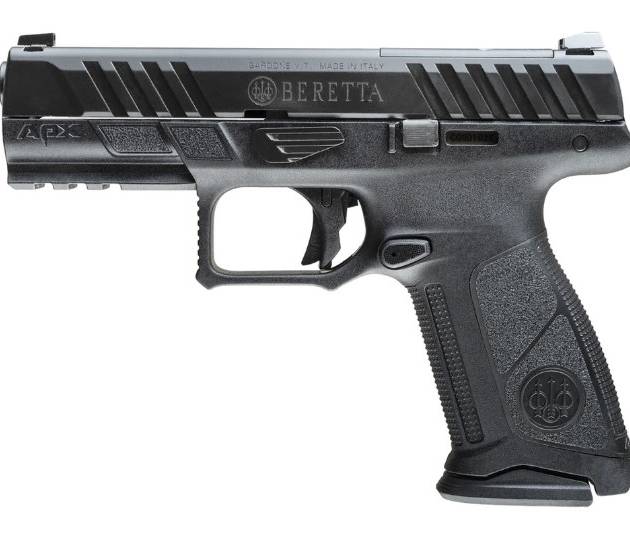 Beretta APX A1 9mm black pistol with optic-ready slide and two magazines