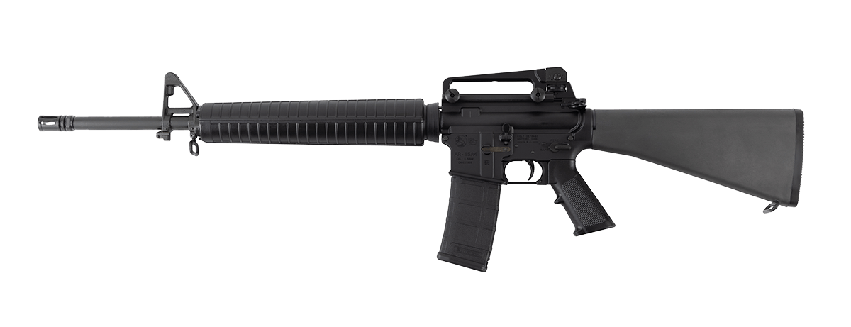 Colt AR15A4 5.56 NATO rifle with 20-inch barrel and matte black finish