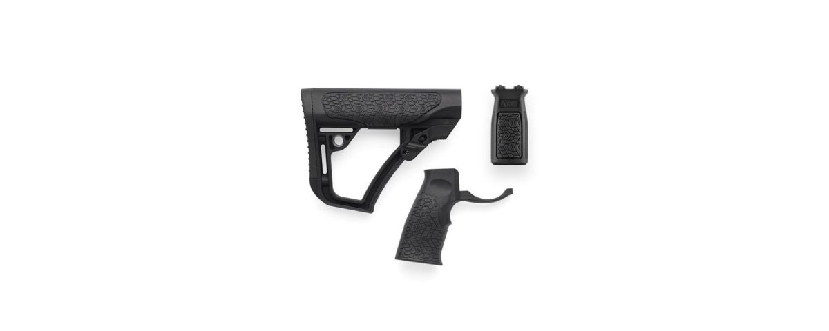 DANIEL DEFENSE STOCK/GRIP/FOREGRIP M-LOK BLK