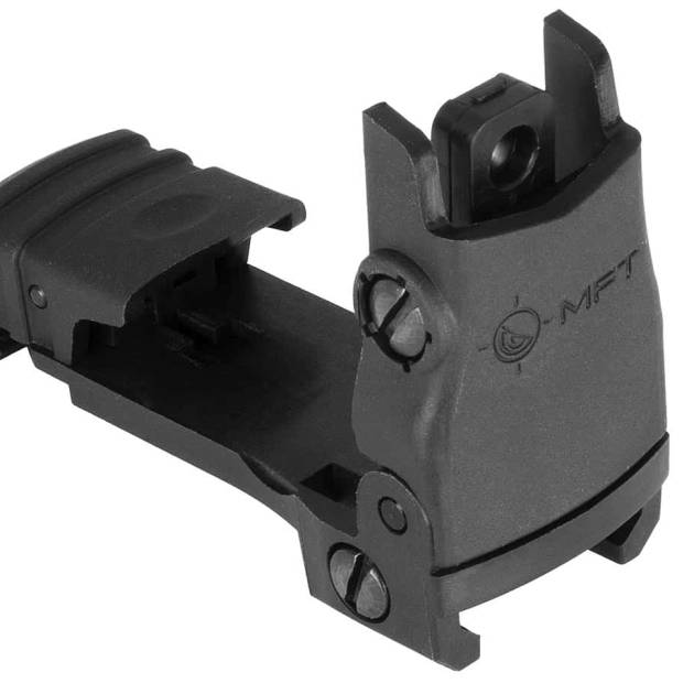 MFT REAR FLIP UP SIGHT BLK