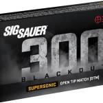SIG 300BLK 125GR SUP OTM 20RD
