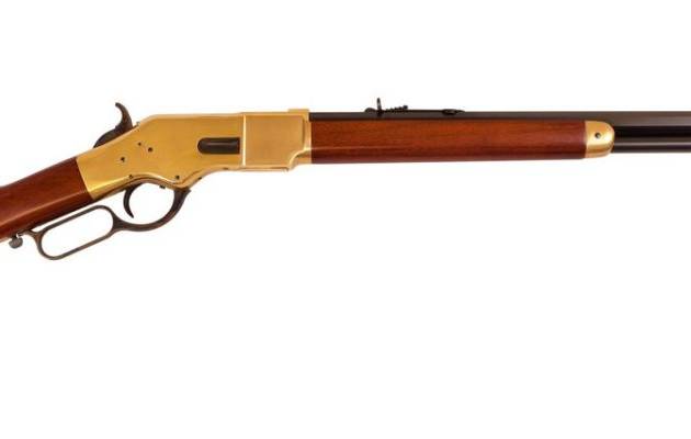 Cimarron CA232 1866 Yellowboy Lever Action Sporting Rifle .44 WCF .44-40 Winchester 24" Octagon Barrel 12+1 Brass/Blued/Walnut