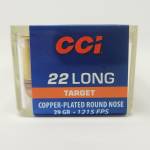CCI 0029 22 LONG Ammunition 29 Grain (NOT LR) Copper Plated Round Nose 100 Rounds