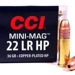 CCI 22LR Ammunition Mini-Mag 0031 36 Grain Hollow Point 100 Rounds