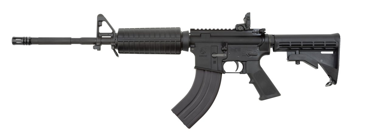 Colt M4 Carbine CR6762 7.62x39mm rifle with 16.1-inch matte black barrel