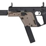 Kriss USA Vector CRB G3 9mm semi-automatic rifle with 16-inch barrel in black and FDE