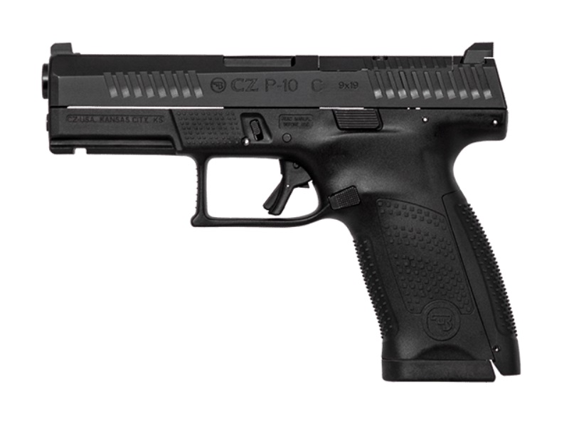 CZ-USA P-10 C 9mm black optic-ready pistol with 4.02-inch barrel