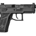 CZ-USA P-09 C Nocturne SR 9mm pistol with black polymer frame and threaded barrel