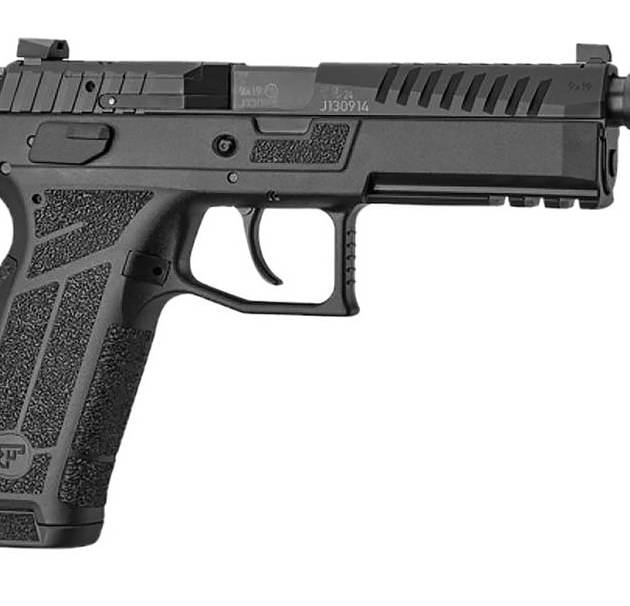 CZ-USA P-09 F Nocturne SR 9mm optics-ready pistol with black polymer frame
