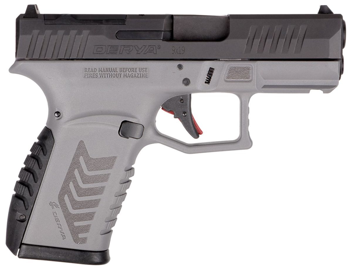 DERYA ARMS DY9Z 9MM GREY/BLK 15+1 OR